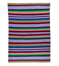 Native Yoga Large Mexican Serape Blanket 26 Native Yoga Large Mexican Serape Blanket -Swimming Equipment Shop 8650611097768 lavender 1a
