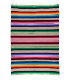 Native Yoga Large Mexican Serape Blanket 37 Native Yoga Large Mexican Serape Blanket -Swimming Equipment Shop 8650611097768 natural