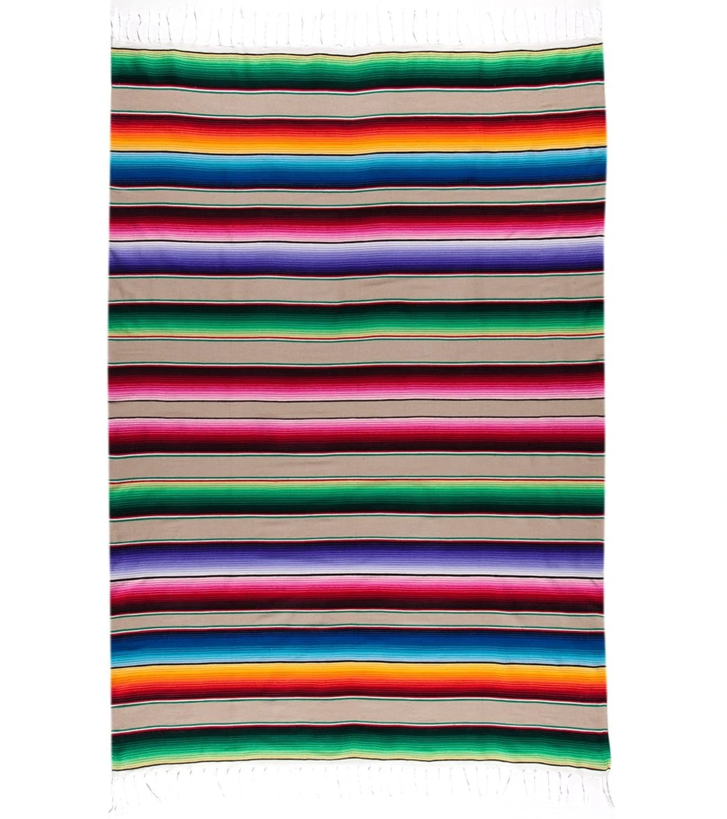 Native Yoga Large Mexican Serape Blanket 18 Native Yoga Large Mexican Serape Blanket - Image 16
