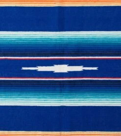 Native Yoga Large Mexican Serape Blanket 39 Native Yoga Large Mexican Serape Blanket -Swimming Equipment Shop 8650611097768 royalblue 2a