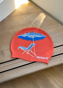 Sporti X Emma Weyant Beach Club Silicone Swim Cap -Swimming Equipment Shop 8650653401256 beachclub 4a