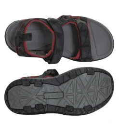 Northside Kid's Riverside Lite Sport Sandal (Toddler, Little Kid, Big Kid) -Swimming Equipment Shop 8650661298344 blackred 4a