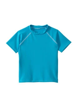 Dolfin Unisex Kids' Rashguard (Toddler, Little Kid) -Swimming Equipment Shop 8650752426152 turquoise 1a