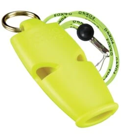 Fox 40 Micro Lifeguard Whistle With Breakaway Lanyard 24 Fox 40 Micro Lifeguard Whistle With Breakaway Lanyard -Swimming Equipment Shop 8650899914920 neon