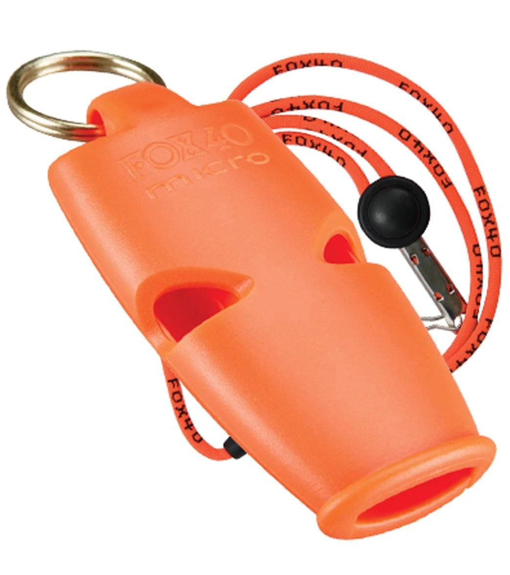 Fox 40 Micro Lifeguard Whistle With Breakaway Lanyard 9 Fox 40 Micro Lifeguard Whistle With Breakaway Lanyard - Image 7