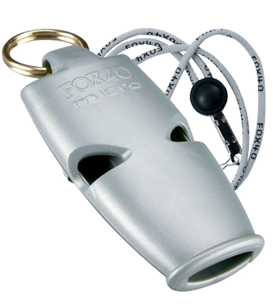 Fox 40 Micro Lifeguard Whistle With Breakaway Lanyard 21 Fox 40 Micro Lifeguard Whistle With Breakaway Lanyard - Image 19