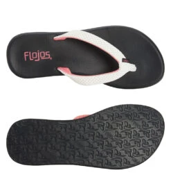 Flojos Women's Britta Flip Flop -Swimming Equipment Shop 8650905026728 whitepinkblack 4a