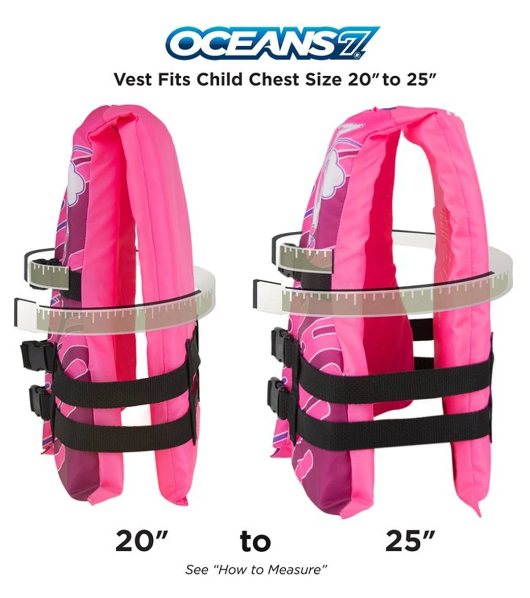 Aqua Leisure Kids' USCGA 3 Buckle Personal Flotation Device (30-50 Lbs.) 6 Aqua Leisure Kids' USCGA 3 Buckle Personal Flotation Device (30-50 Lbs.) - Image 4