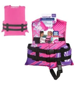 Aqua Leisure Kids' USCGA 3 Buckle Personal Flotation Device (30-50 Lbs.) 25 Aqua Leisure Kids' USCGA 3 Buckle Personal Flotation Device (30-50 Lbs.) -Swimming Equipment Shop 8650929766568 pink 5a