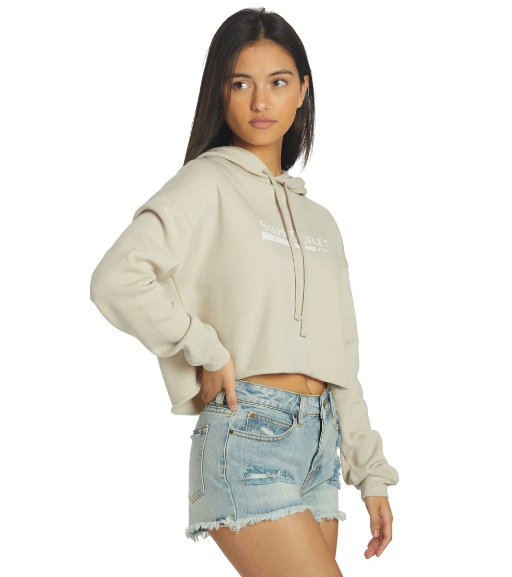 SwimOutlet Limited Edition Women’s Hoodie Crop Top 4 SwimOutlet Limited Edition Women’s Hoodie Crop Top - Image 2