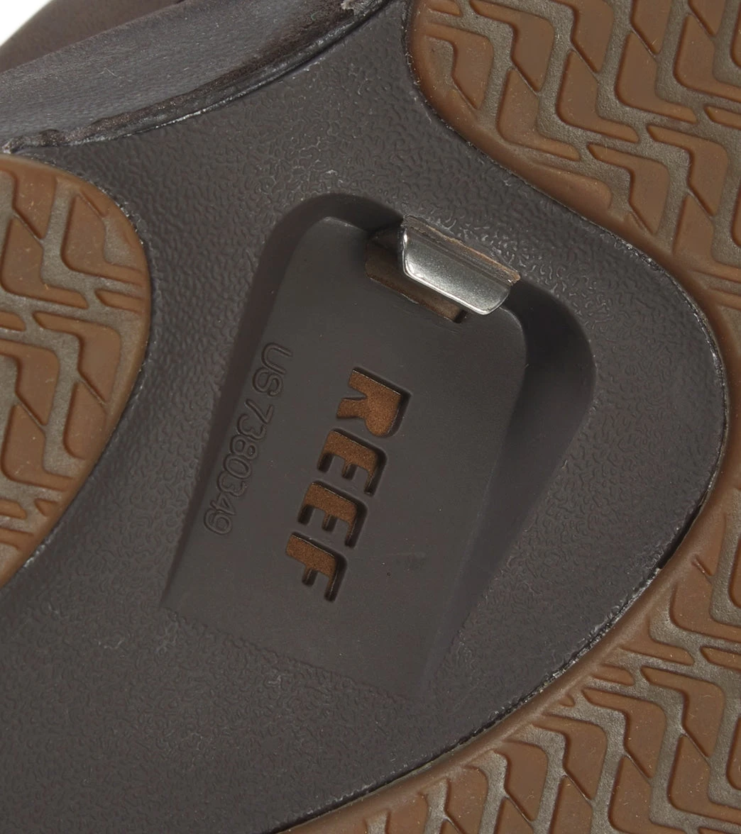 Reef Men's Leather Fanning Flip Flop 7 Reef Men's Leather Fanning Flip Flop - Image 5