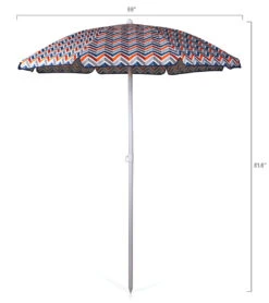 Picnic Time Beach Umbrella 5.5 37 Picnic Time Beach Umbrella 5.5 -Swimming Equipment Shop 8651060248744 vibe 16a