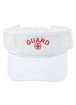 KEMP Lifeguard Visor -Swimming Equipment Shop 8651117822120 whiteredguard 2a