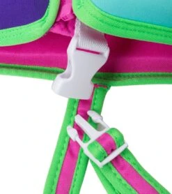 Speedo Girls' Learn To Swim Printed Neoprene Swim Vest (2yrs-6yrs) -Swimming Equipment Shop 8651164975272 aqua 3a