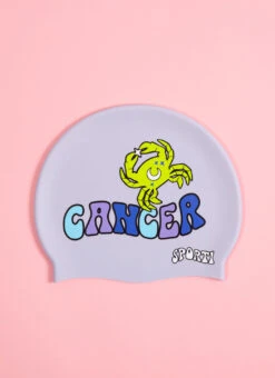 Sporti Groovy Zodiac Cancer Silicone Swim Cap -Swimming Equipment Shop 8651245158568 cancer