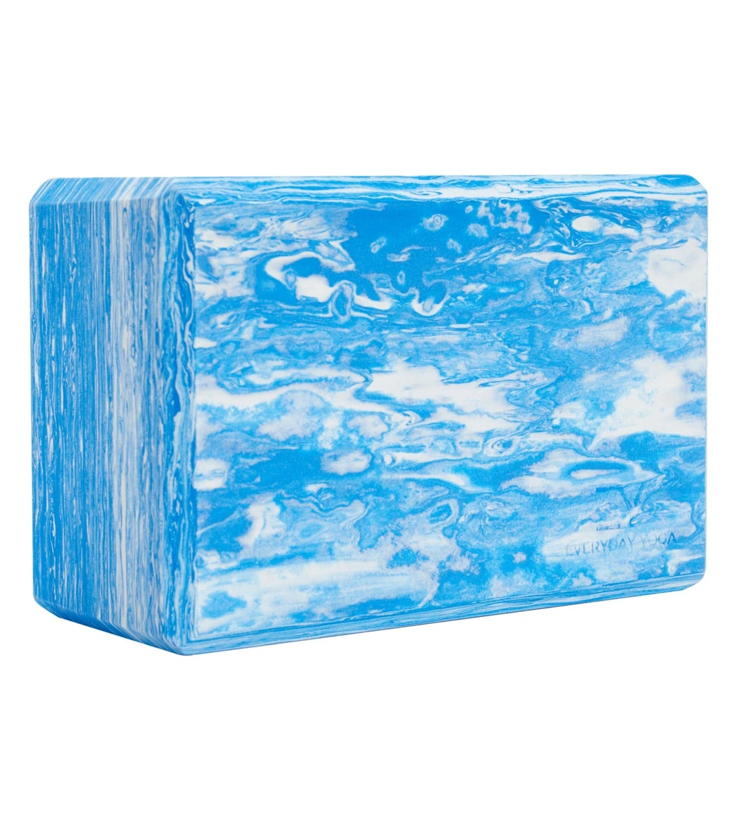 Everyday Yoga 4 Inch Marbled Foam Yoga Block 11 Everyday Yoga 4 Inch Marbled Foam Yoga Block - Image 9