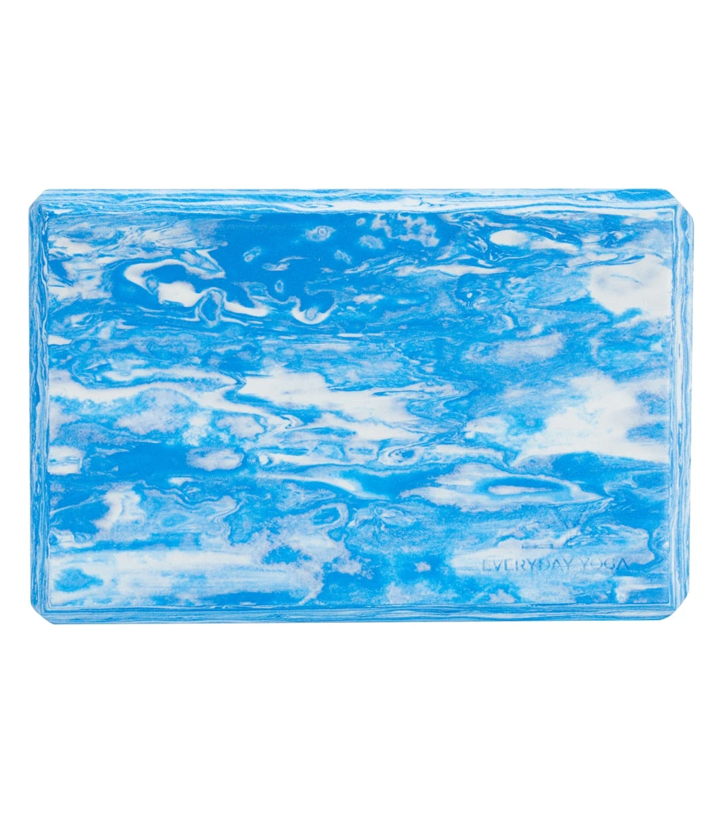 Everyday Yoga 4 Inch Marbled Foam Yoga Block 12 Everyday Yoga 4 Inch Marbled Foam Yoga Block - Image 10
