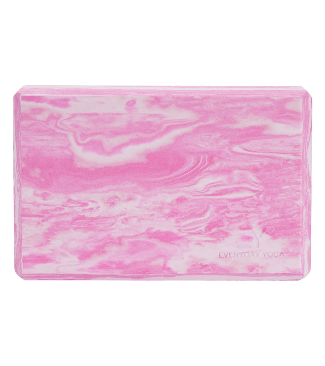 Everyday Yoga 4 Inch Marbled Foam Yoga Block 5 Everyday Yoga 4 Inch Marbled Foam Yoga Block - Image 3