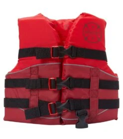 Level Six Kids' Stingray Nylon PFD Vest -Swimming Equipment Shop 8651454218408 applered 4a