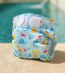 FREDS SWIM ACADEMY Boys' Reusable Swim Diaper 28 FREDS SWIM ACADEMY Boys' Reusable Swim Diaper -Swimming Equipment Shop 8651511234728 blue 11a