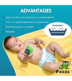FREDS SWIM ACADEMY Boys' Reusable Swim Diaper 21 FREDS SWIM ACADEMY Boys' Reusable Swim Diaper -Swimming Equipment Shop 8651511234728 blue 4a