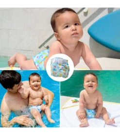 FREDS SWIM ACADEMY Boys' Reusable Swim Diaper 23 FREDS SWIM ACADEMY Boys' Reusable Swim Diaper -Swimming Equipment Shop 8651511234728 blue 6a