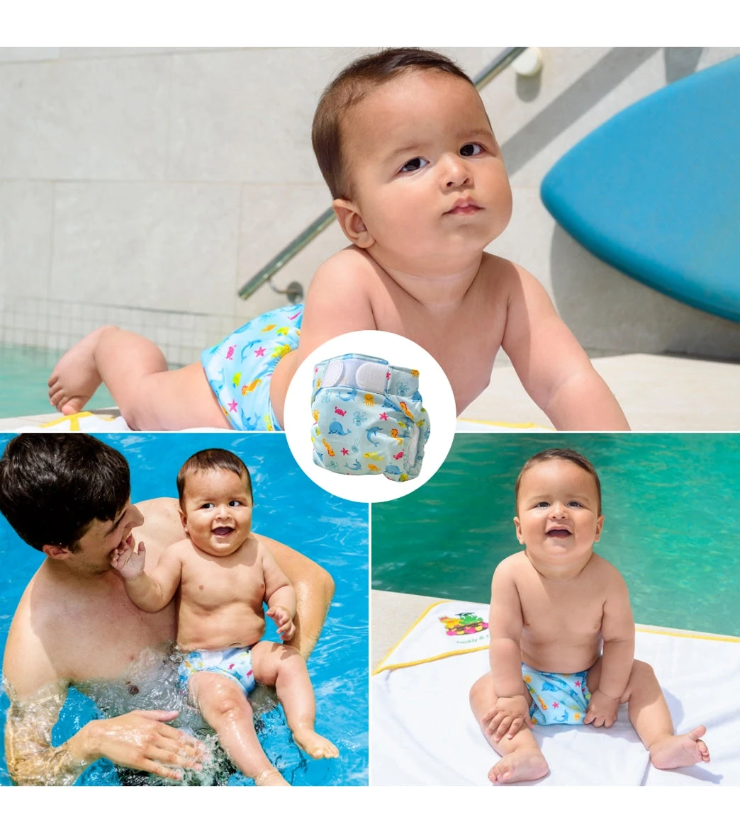 FREDS SWIM ACADEMY Boys' Reusable Swim Diaper 8 FREDS SWIM ACADEMY Boys' Reusable Swim Diaper - Image 6