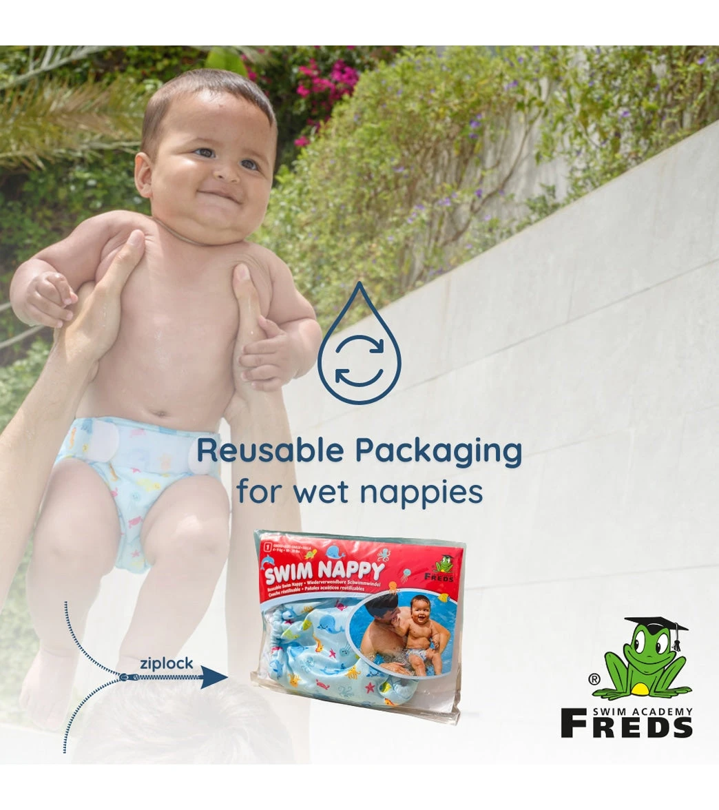 FREDS SWIM ACADEMY Boys' Reusable Swim Diaper 9 FREDS SWIM ACADEMY Boys' Reusable Swim Diaper - Image 7