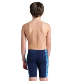 Arena Boys' Ondulation Jammer Swimsuit (Little Kid, Big Kid) -Swimming Equipment Shop 8651553636520 navymultinavy 2a