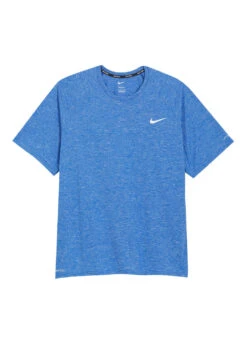 Nike Men's Extended Heather Short Sleeve Hydroguard Swim Shirt -Swimming Equipment Shop 8651588796584 gameroyal 1a