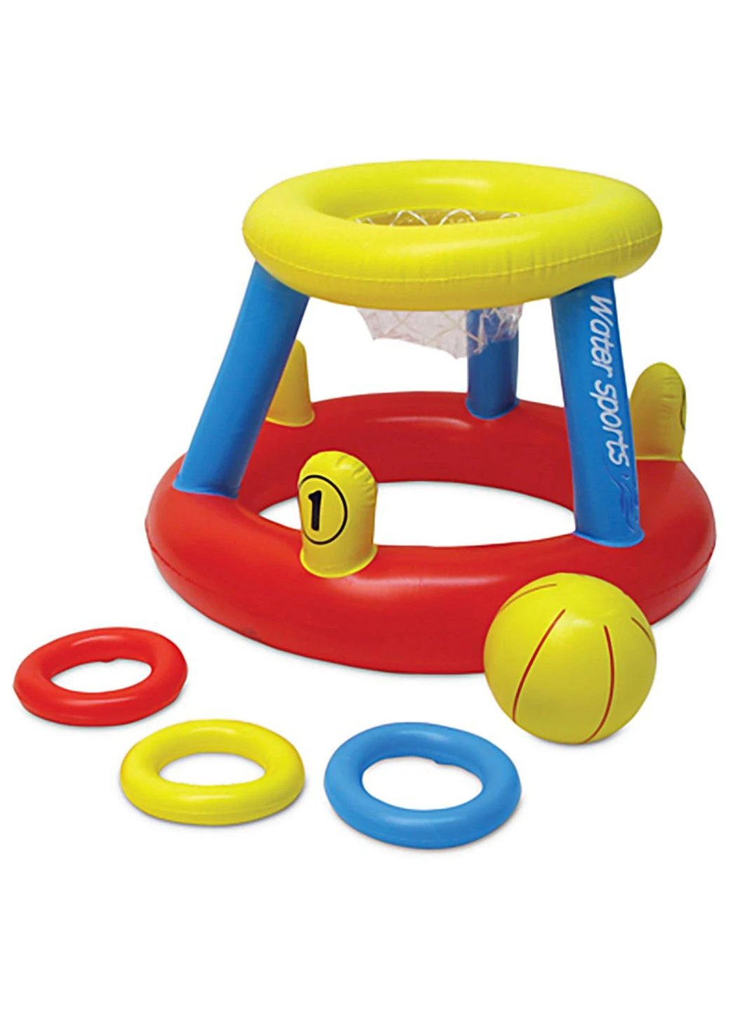 Poolmaster Water Basketball With Ring Toss Game 4 Poolmaster Water Basketball With Ring Toss Game - Image 2