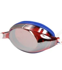 USMS Antifog S2 Goggle -Swimming Equipment Shop 8651738448040 redlenswhiteframe 3a