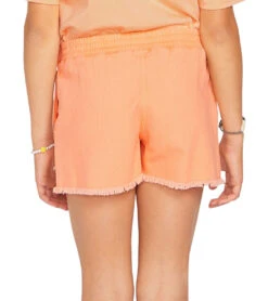 Volcom Girls' Strutin Stone Shorts (Big Kid) -Swimming Equipment Shop 8651827085480 papaya 3a