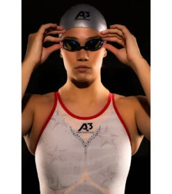 A3 Performance Women's Phenom Closed Back Tech Suit Swimsuit 29 A3 Performance Women's Phenom Closed Back Tech Suit Swimsuit -Swimming Equipment Shop 8651973427368 white 4a