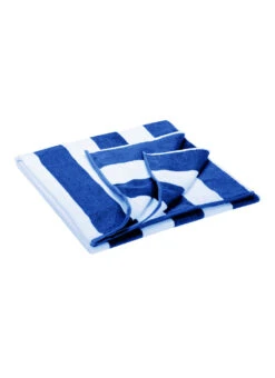 Dohler Marine Stripes Loop Terry Pool Towel 40" X 72" -Swimming Equipment Shop 8652015173800 blue 3a