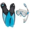 Seac USA Giglio Silicone Mask, Fast Tech Dry Snorkel, And Sprint Fin Set