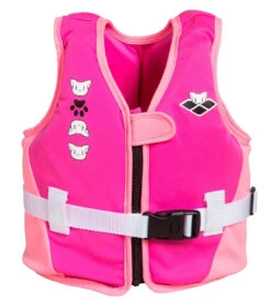 Arena Kids' Friends Swim Vest (Toddler, Little Kid) -Swimming Equipment Shop 8652087525544 fuchsia