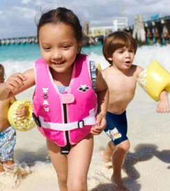 Arena Kids' Friends Swim Vest (Toddler, Little Kid) -Swimming Equipment Shop 8652087525544 fuchsia 4a