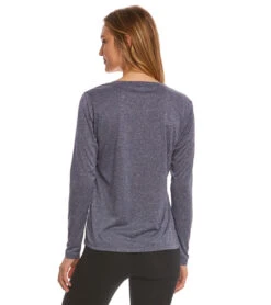 SwimOutlet Women's Long Sleeve Tech T Shirt -Swimming Equipment Shop 8652132319400 truenavyheather 3a