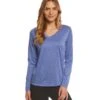 SwimOutlet Women's Long Sleeve Tech T Shirt -Swimming Equipment Shop 8652132319400 trueroyalheather 1a