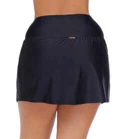 Raisins Women's Tranquilo Solids Bravo Plus Size Swim Skirt 19 Raisins Women's Tranquilo Solids Bravo Plus Size Swim Skirt -Swimming Equipment Shop 8652143820968 black 1a
