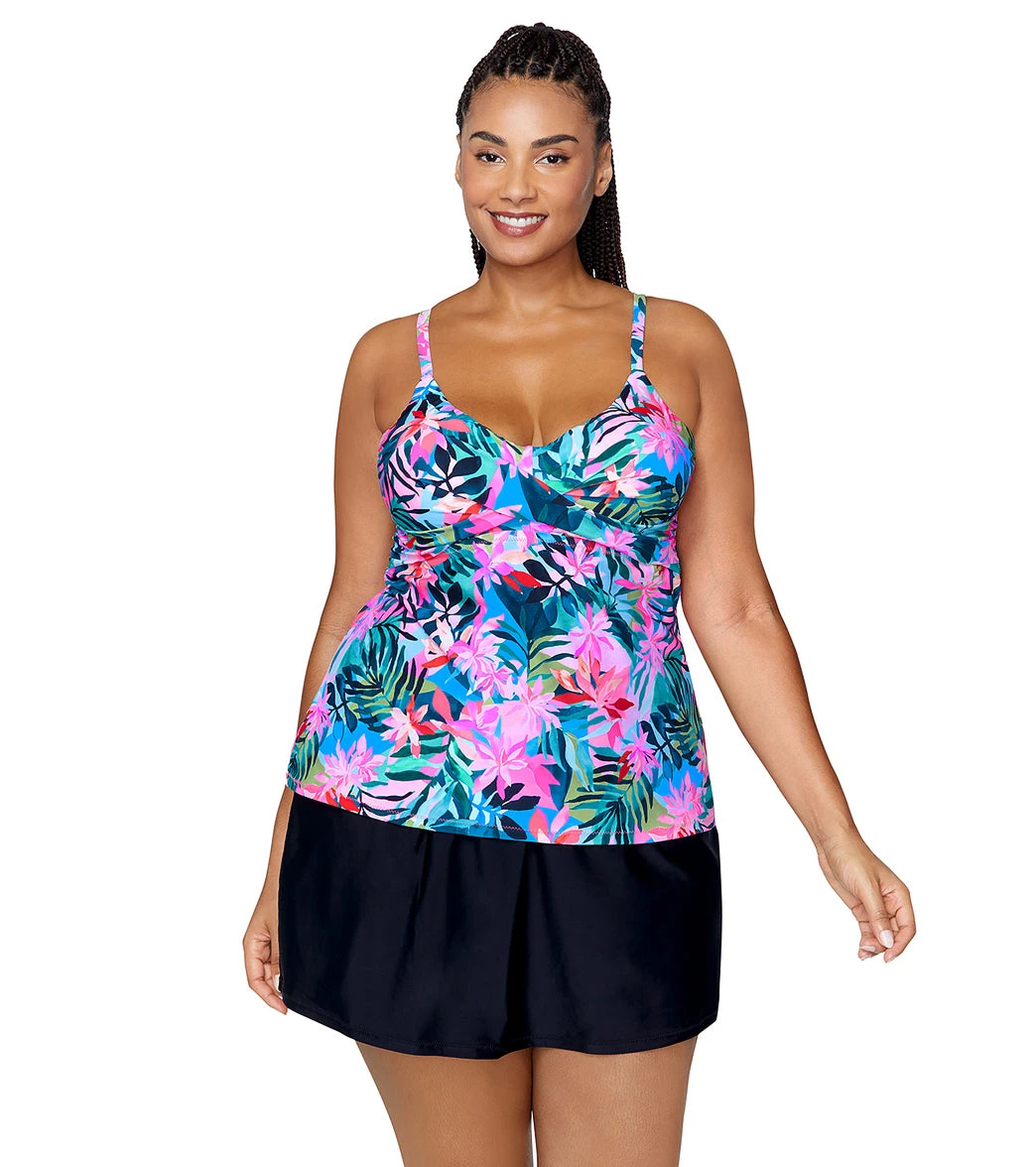 Raisins Women's Tranquilo Solids Bravo Plus Size Swim Skirt 9 Raisins Women's Tranquilo Solids Bravo Plus Size Swim Skirt - Image 7