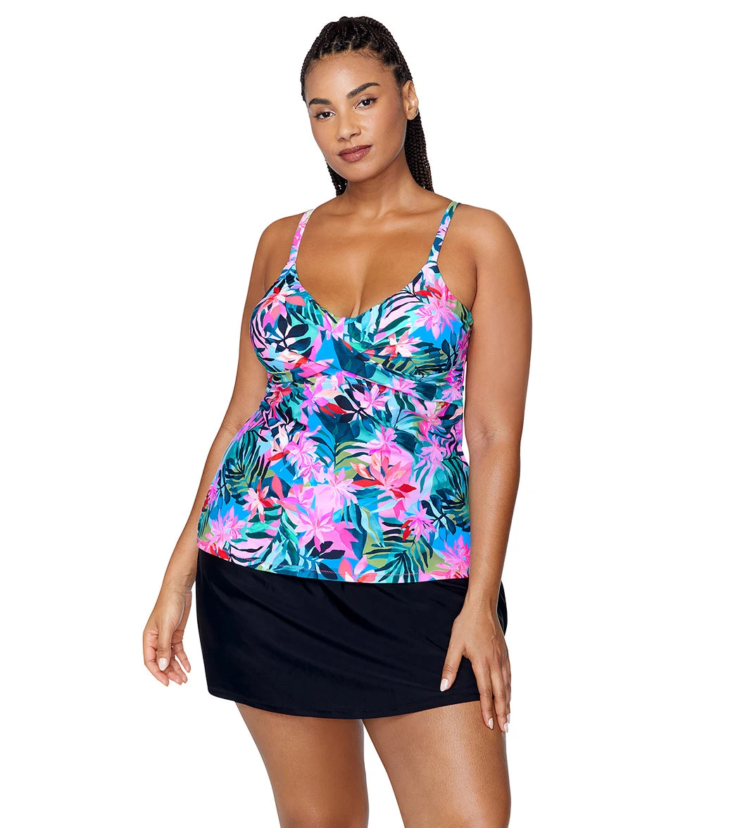 Raisins Women's Tranquilo Solids Bravo Plus Size Swim Skirt 10 Raisins Women's Tranquilo Solids Bravo Plus Size Swim Skirt - Image 8