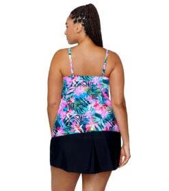 Raisins Women's Tranquilo Solids Bravo Plus Size Swim Skirt 22 Raisins Women's Tranquilo Solids Bravo Plus Size Swim Skirt -Swimming Equipment Shop 8652143820968 black 4a