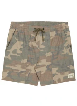 Hurley Men's 17" Phantom Naturals Baja Volley Walkshorts -Swimming Equipment Shop 8652186386600 olive