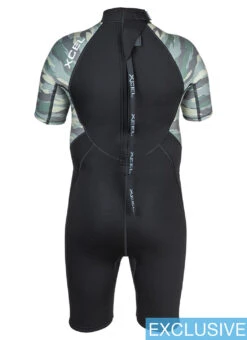 Xcel Youth Axis 2MM Spring Suit -Swimming Equipment Shop 8652205359272 blackgreencamo 3a
