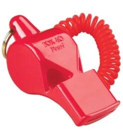 Fox 40 Pearl Lifeguard Whistle With Flex Coil 35 Fox 40 Pearl Lifeguard Whistle With Flex Coil -Swimming Equipment Shop 8652216697000 red 1a