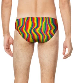 Speedo Pride Men's Printed One Brief Swimsuit -Swimming Equipment Shop 8652239962280 rainbowtide 2a