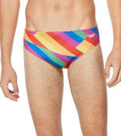 Speedo Pride Men's Printed One Brief Swimsuit -Swimming Equipment Shop 8652239962280 slicedsquares