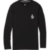 Volcom Men's Taunt Long Sleeve UPF 50 Surf Shirt 1 Volcom Men's Taunt Long Sleeve UPF 50 Surf Shirt -Swimming Equipment Shop 8652245172392 black 1a